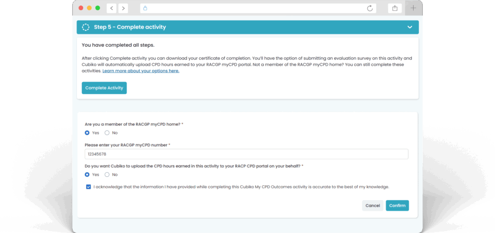 Guide Using My Cpd Map My CPD Outcomes | Cubiko